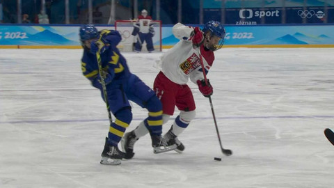 XXIV. zimní olympijské hry 2022 Peking - Hokej: Česko - Švédsko