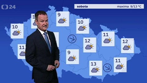 Předpověď počasí - 28. dubna 2017 17:55