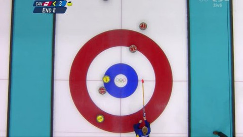 XXII. zimní olympijské hry 2014 Soči - Curling: Švédsko - Kanada - ženy