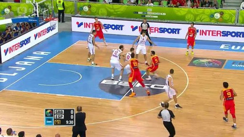 ME v basketbalu 2013 Slovinsko - Srbsko - Španělsko