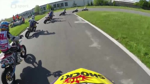 Motocyklové závody - MM ČR Supermoto 2014 Vysoké Mýto