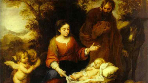 Mistrovská díla - Bartolome Murillo – Odpočinek na útěku do Egypta