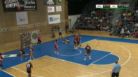 Házená - DHK Baník Most - DHC Slavia Praha