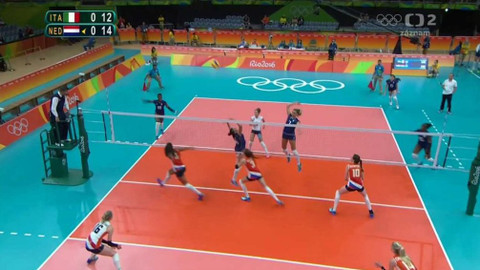 XXXI. letní olympijské hry 2016 Rio de Janeiro - Volejbal: Itálie - Nizozemsko (ženy)