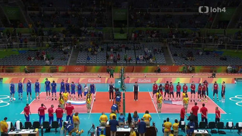 XXXI. letní olympijské hry 2016 Rio de Janeiro - Volejbal: USA - Rusko (muži)