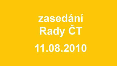 Jednání Rady České televize - 13. jednání Rady ČT v roce 2010
