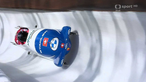 MS v bobech a skeletonu 2024 Německo - 1. jízda závodu čtyřbobů mužů