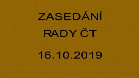 Jednání Rady České televize - 18. jednání Rady ČT v roce 2019