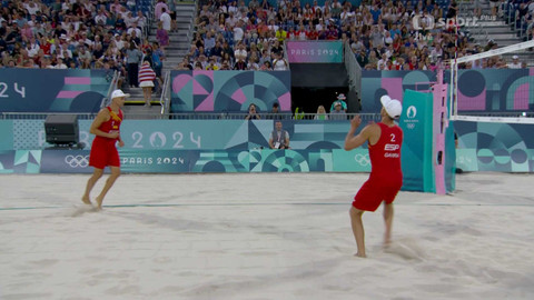 XXXIII. letní olympijské hry 2024 Paříž - Plážový volejbal: Norsko - Španělsko