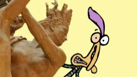 Minuta v muzeu - Čtyři světadíly nesou nebeskou sféru