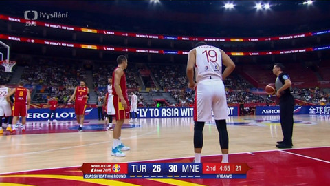 MS v basketbalu 2019 Čína - Turecko - Černá Hora