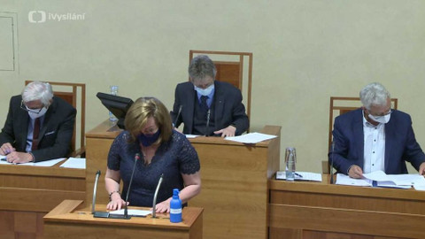 Záznam z jednání schůze Senátu PČR - 20. května 2020