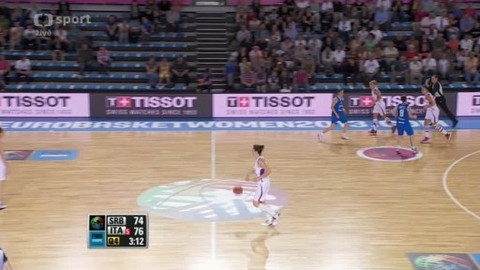 ME v basketbalu žen 2013 Francie - Srbsko - Itálie