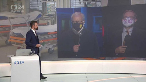 90’ ČT24 - Česko se připravuje na zpřísněná opatření