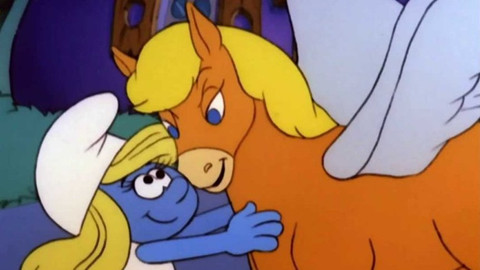 Šmoulové - Létající koník se zlatými podkovami