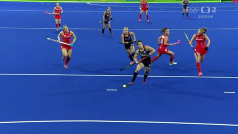 XXXI. letní olympijské hry 2016 Rio de Janeiro - Pozemní hokej: Velká Británie - USA (ženy)