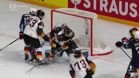 MS v ledním hokeji 2021 Lotyšsko - USA - Německo