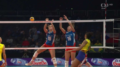 MS ve volejbalu žen 2022 Nizozemsko, Polsko - Brazílie - Česko