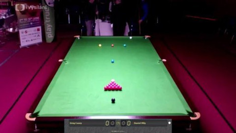 Mistrovství Evropy ve snookeru 2015 - Jamie Clarke × Nurettin Can Ozbakir