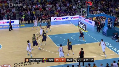 Evropská liga v basketbalu - FC Barcelona - Real Madrid