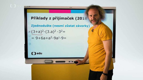 Nebojte se matematiky - 1. Algebraické výrazy