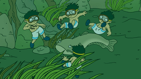 Bílá paní na hlídání - 4/6 Ahoj, velrybo!