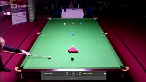 Mistrovství Evropy ve snookeru 2015 - Lukáš Křenek x Sascha Lippe