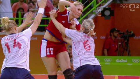 XXXI. letní olympijské hry 2016 Rio de Janeiro - Házená: Norsko - Rusko (ženy)
