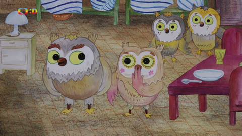 Viky, sůva z nudlí - Dárek