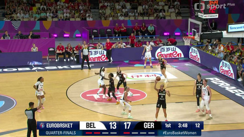 ME v basketbalu žen 2025 - Belgie - Německo