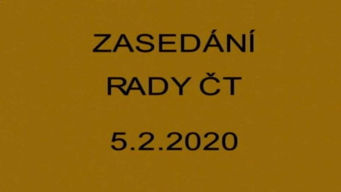 Jednání Rady České televize - 3. jednání Rady ČT v roce 2020