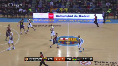 Evropská liga v basketbalu - FC Barcelona - Fenerbahce Ülker Istanbul