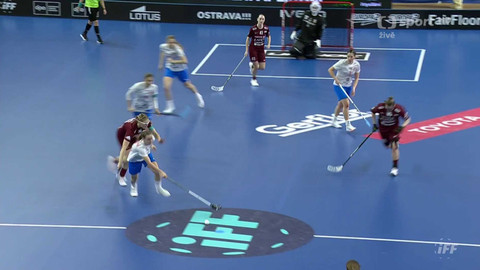 MS ve florbalu žen 2025 Česko - Lotyšsko - Česko