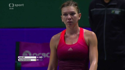 BNP Paribas WTA Singapur 2015 - Simona Halepová (ROU) - Agnieszka Radwaňská (POL)