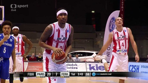 Basketbal - BK JIP Pardubice - Alba Fehérvár