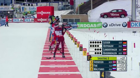 MS v biatlonu 2013 Česko - Stíhací závod mužů na 12,5 km