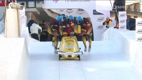 ME v jízdě na bobech a ve skeletonu 2026 - 1. kolo čtyřbobů mužů