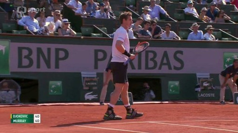 French Open 2015 - Novak Djokovič - Andy Murray