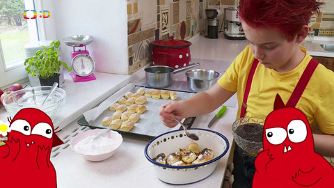 Draci v hrnci - Pupáky s mákem, české kynuté mini buchtičky