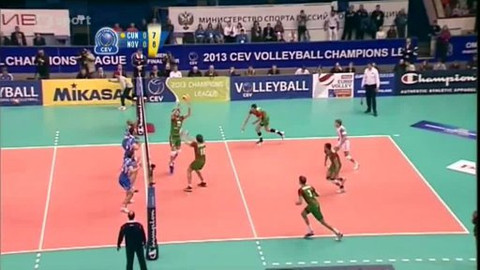 Liga mistrů ve volejbalu - Lokomotiv Novosibirsk - Bre Banca Lannutti Cuneo