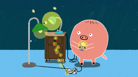 Naše prasátko - 11/52 Světýlka