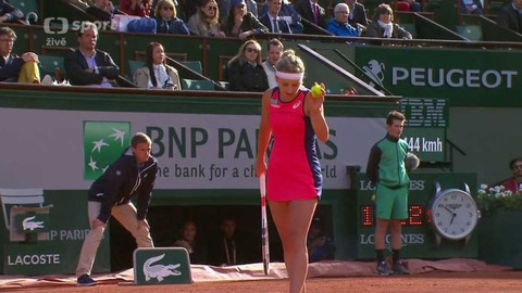 French Open 2017 - Kristina Mladenovicová, Timea Bacsinszká - Jelena Ostapenková, Caroline Wozniacká