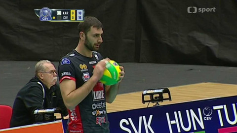 Liga mistrů ve volejbalu - VK Karlovarsko - Cucine Lube Civitanova