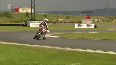 Motocyklové závody - MM ČR supermoto 2012 Cheb