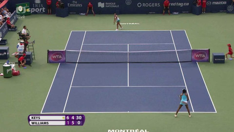 Rogers Cup 2016 - Venus Williamsová - Madison Keysová