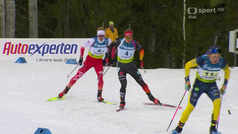 MS v biatlonu juniorů 2025 Švédsko - Štafeta mužů