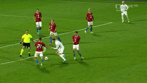 Fotbal - Česko - Island