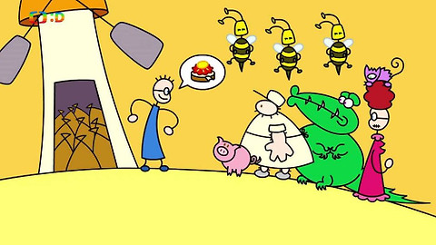 Tom a krajíc chleba s jahodovou marmeládou a medem - Tom a Bongo