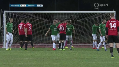 Fotbal - FK Jablonec - SK Örebro