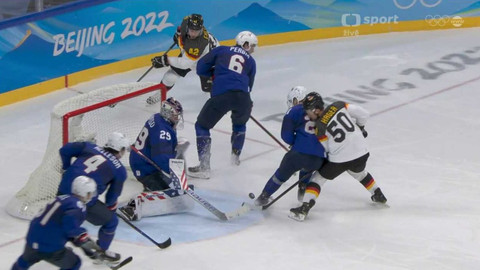 XXIV. zimní olympijské hry 2022 Peking - Hokej: USA - Německo